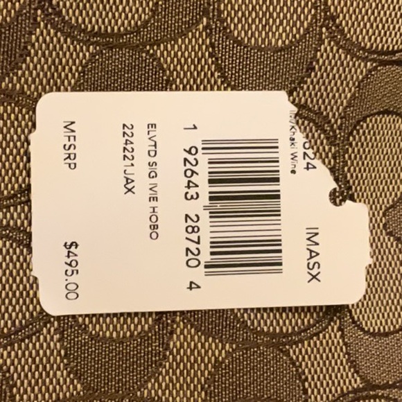 Coach Handbags - Gorgeous coach signature purse (never used)